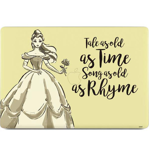 Disney Princess Belle Tale As Old As Time Art MacBook Skins